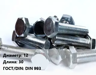 Болт 12х30 DIN 993